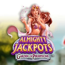 Almighty Jackpots: Garden of Persephone logo by Novomatic at Slotmafia Casino