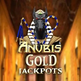 Anubis Gold Jackpots online game logo by Inspired Gaming on slotmafias.ca