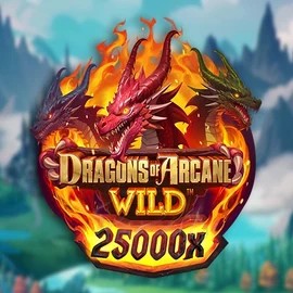 Official Slots logo: Dragons of Arcane Wild by Foxium at Slotmafia Casino