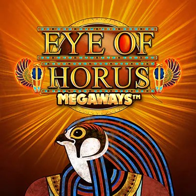 Eye of Horus Megaways logo – Slots by Blueprint Gaming at Slotmafia Casino