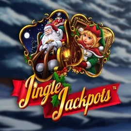 Jackpots logo of Jingle Jackpots from Dragon Gaming at Slotmafia Casino