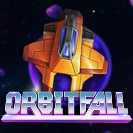 Orbitfall slot logo by ELK Studios at Slotmafia CasinoOrbitfall