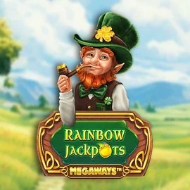 Rainbow Jackpots Megaways game by Red Tiger Gaming – logo hosted on Slotmafia Casino