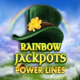 Official Jackpots logo: Rainbow Jackpots Power Lines by Red Tiger Gaming at Slotmafia Casino
